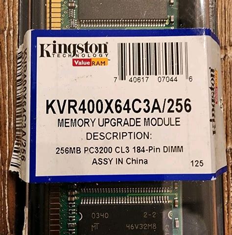 kingston memory upgrade